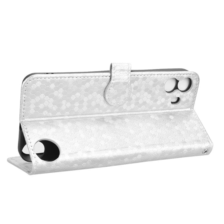 For Nothing CMF Phone 1 Wallet Case Dot Pattern Imprint PU Leather Phone Cover