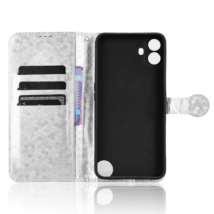 For Nothing CMF Phone 1 Wallet Case Dot Pattern Imprint PU Leather Phone Cover