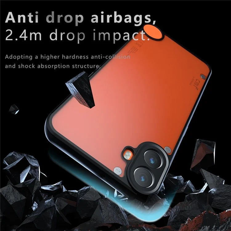 For Nothing CMF Phone 1 Case Protective Matte Back TPU + PC Phone Cover