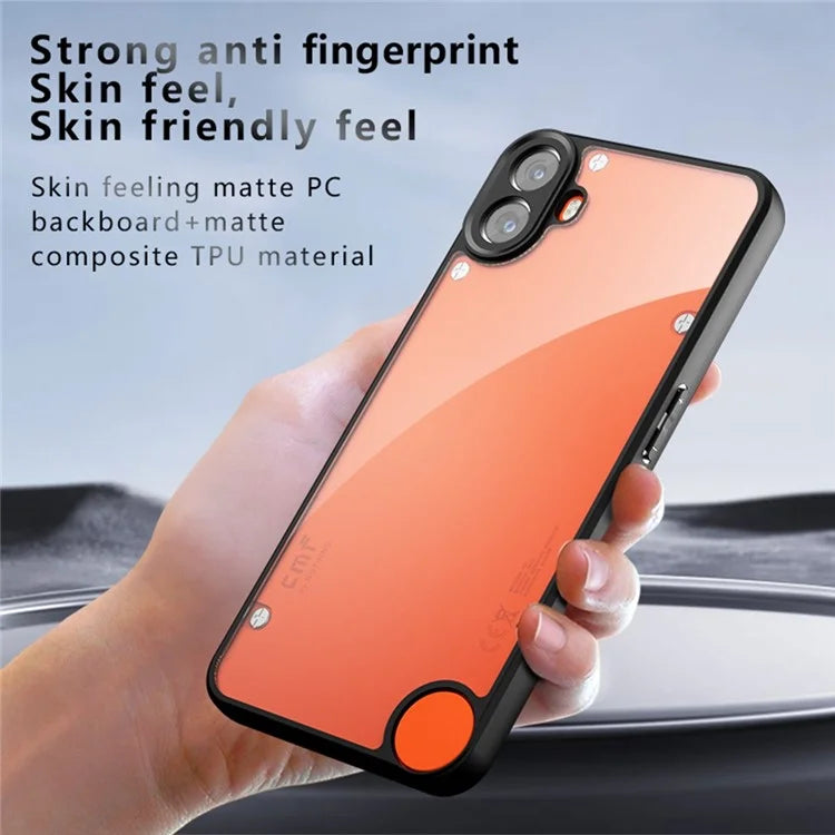 For Nothing CMF Phone 1 Case Protective Matte Back TPU + PC Phone Cover