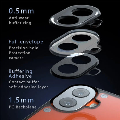 For Nothing CMF Phone 1 Case Protective Matte Back TPU + PC Phone Cover