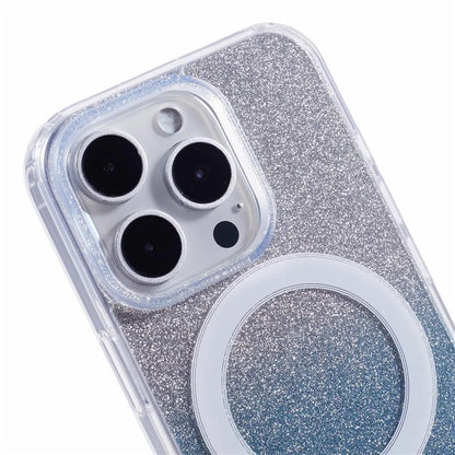 For iPhone 16 Pro Case Compatible with MagSafe TPU+Acrylic Phone Cover with Glitter Insert