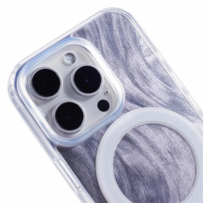 For iPhone 16 Pro Case Compatible with MagSafe TPU+Acrylic Phone Cover with Glitter Insert