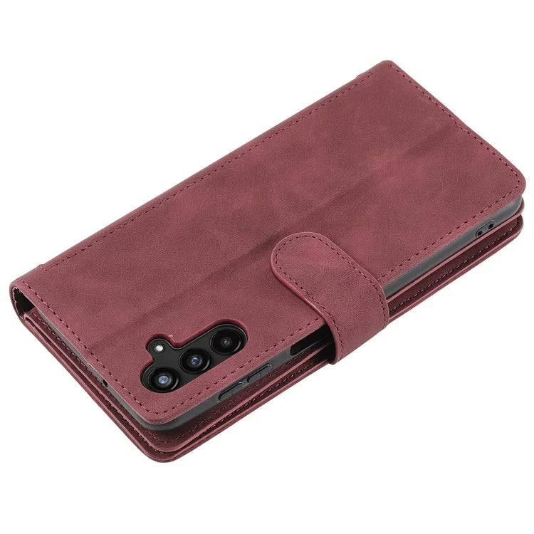 For Samsung Galaxy A16 5G Case PU Leather Phone Cover with Zipper Wallet 9 Card Slots