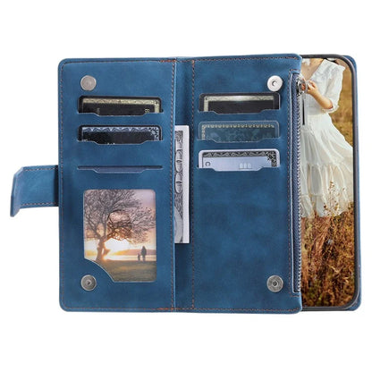 Style 005 For Samsung Galaxy A16 5G Wallet Case Rhombus Stitching Line PU Leather Phone Cover