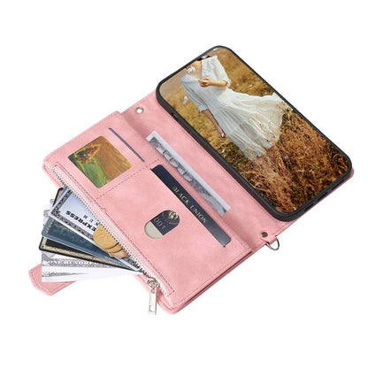 Style 005 For Samsung Galaxy A16 5G Wallet Case Rhombus Stitching Line PU Leather Phone Cover