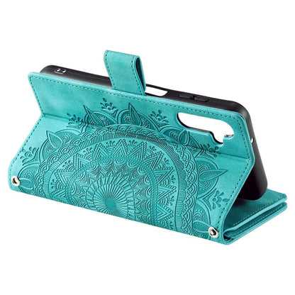 Style 006 For Samsung Galaxy A16 5G Wallet Case PU Leather Phone Cover Mandala Flower Pattern