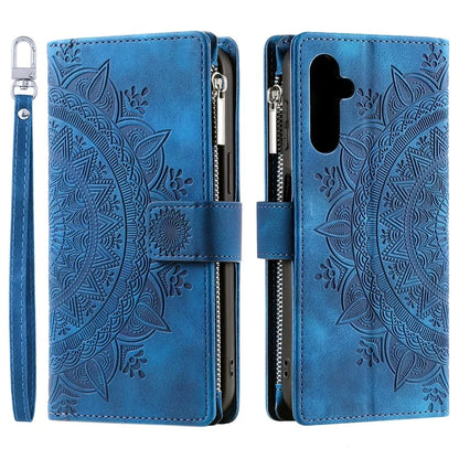 Style 006 For Samsung Galaxy A16 5G Wallet Case PU Leather Phone Cover Mandala Flower Pattern