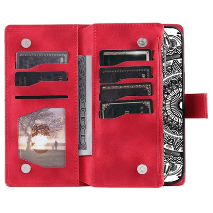Style 006 For Samsung Galaxy A16 5G Wallet Case PU Leather Phone Cover Mandala Flower Pattern