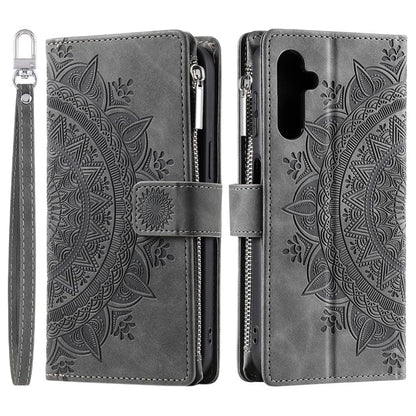 Style 006 For Samsung Galaxy A16 5G Wallet Case PU Leather Phone Cover Mandala Flower Pattern