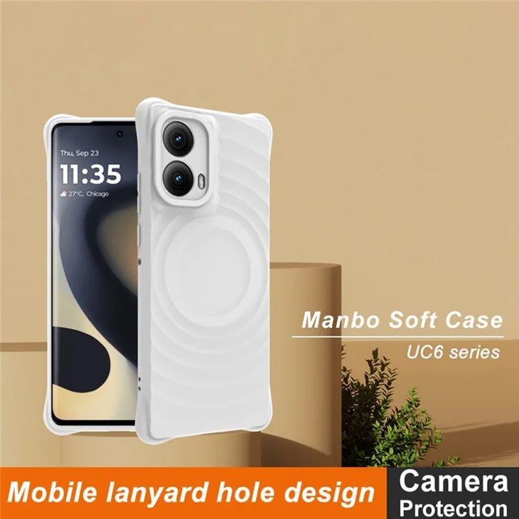 IMAK UC-6 Series for Motorola Edge (2024) 5G Case Frosted TPU Phone Cover Anti-Slip