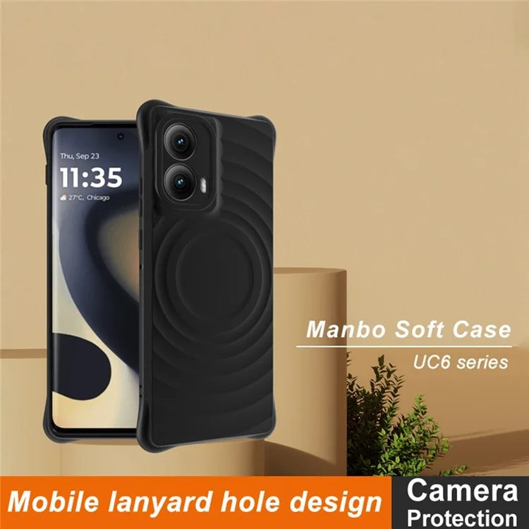 IMAK UC-6 Series for Motorola Edge (2024) 5G Case Frosted TPU Phone Cover Anti-Slip