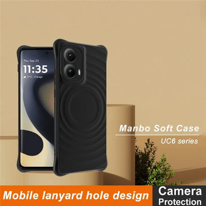 IMAK UC-6 Series for Motorola Edge (2024) 5G Case Frosted TPU Phone Cover Anti-Slip