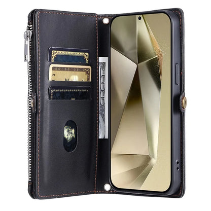 015 Style For Samsung Galaxy A16 5G Case TPU+PU Leather Wallet Phone Cover with Straps