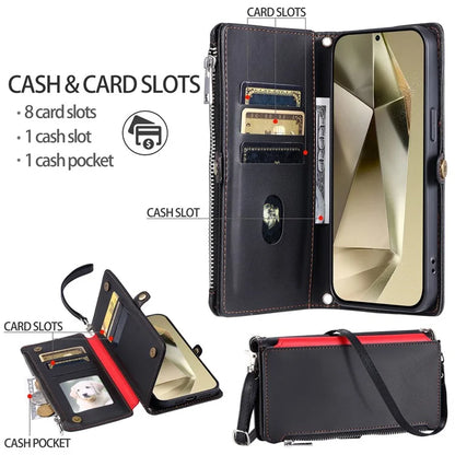015 Style For Samsung Galaxy A16 5G Case TPU+PU Leather Wallet Phone Cover with Straps