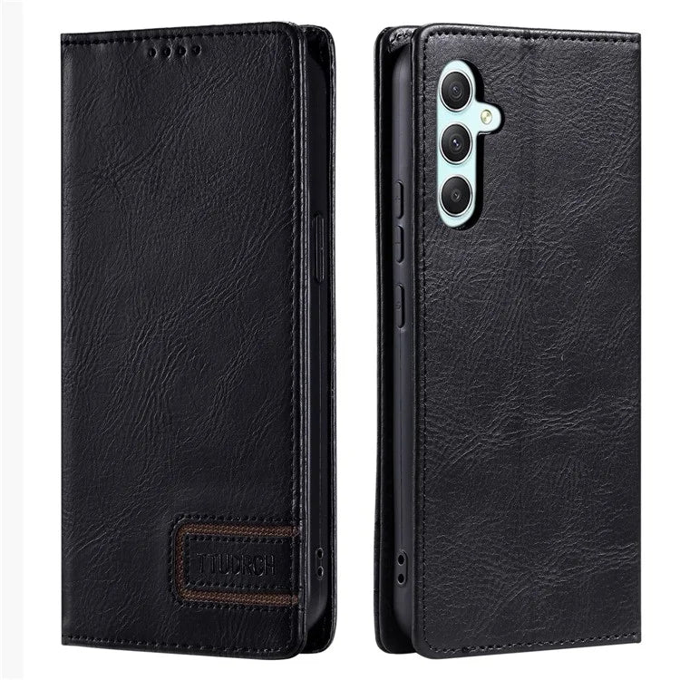 TTUDRCH Style 007 For Samsung Galaxy A16 5G Leather Case RFID Blocking Wallet Stand Phone Cover