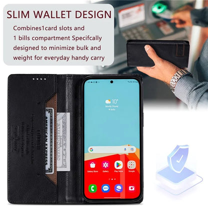 TTUDRCH Style 007 For Samsung Galaxy A16 5G Leather Case RFID Blocking Wallet Stand Phone Cover