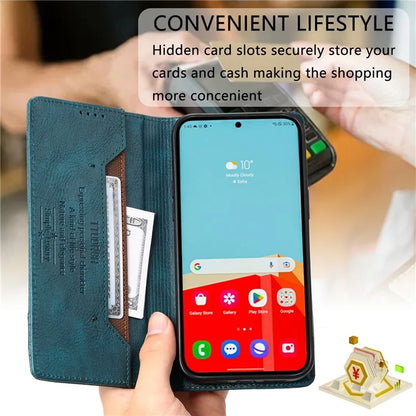 TTUDRCH Style 007 For Samsung Galaxy A16 5G Leather Case RFID Blocking Wallet Stand Phone Cover