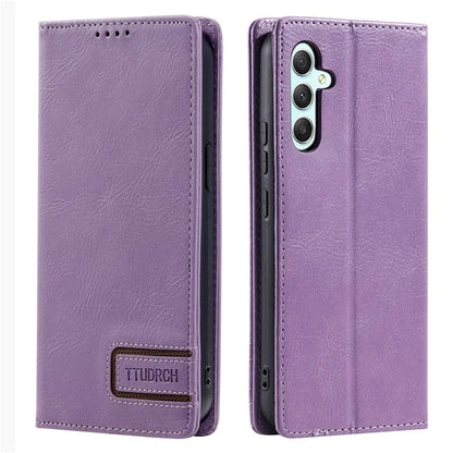 TTUDRCH Style 007 For Samsung Galaxy A16 5G Leather Case RFID Blocking Wallet Stand Phone Cover