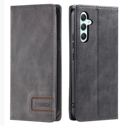 TTUDRCH Style 007 For Samsung Galaxy A16 5G Leather Case RFID Blocking Wallet Stand Phone Cover