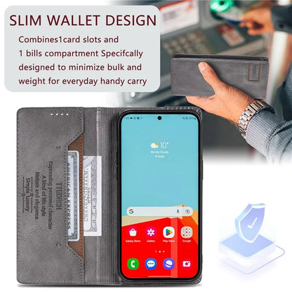 TTUDRCH Style 007 For Samsung Galaxy A16 5G Leather Case RFID Blocking Wallet Stand Phone Cover
