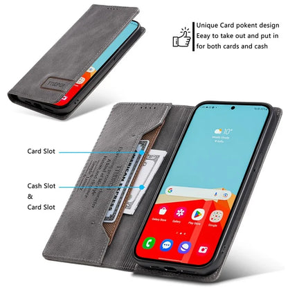 TTUDRCH Style 007 For Samsung Galaxy A16 5G Leather Case RFID Blocking Wallet Stand Phone Cover