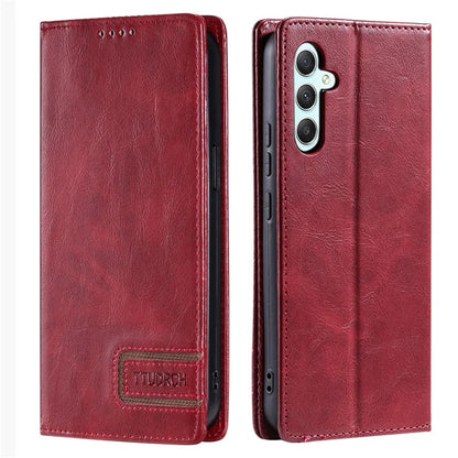 TTUDRCH Style 007 For Samsung Galaxy A16 5G Leather Case RFID Blocking Wallet Stand Phone Cover