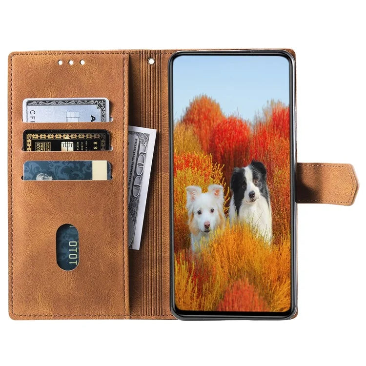 For Samsung Galaxy A16 5G Leather Case RFID Blocking Wallet Stand Phone Cover with Strap