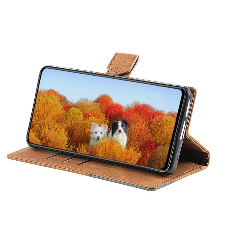 For Samsung Galaxy A16 5G Leather Case RFID Blocking Wallet Stand Phone Cover with Strap