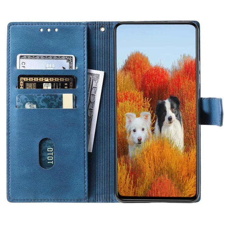For Samsung Galaxy A16 5G Leather Case RFID Blocking Wallet Stand Phone Cover with Strap