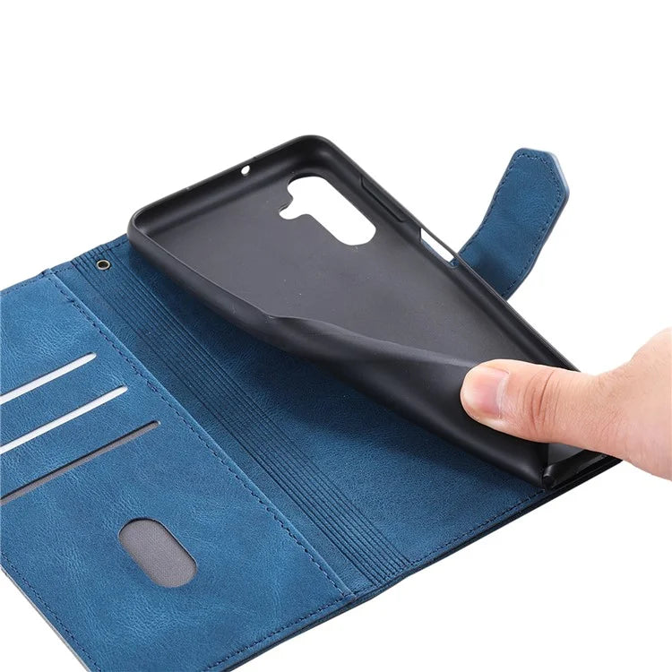 For Samsung Galaxy A16 5G Leather Case RFID Blocking Wallet Stand Phone Cover with Strap