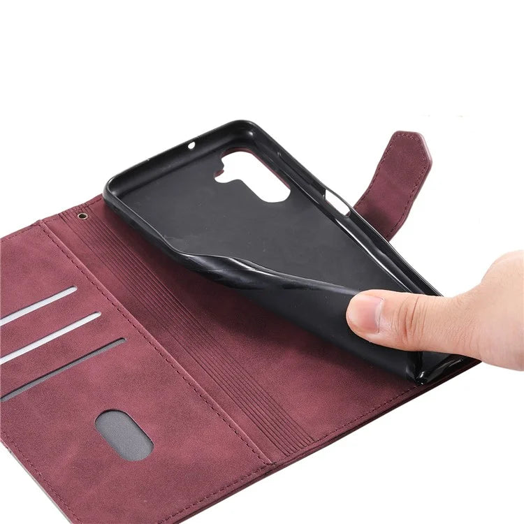 For Samsung Galaxy A16 5G Leather Case RFID Blocking Wallet Stand Phone Cover with Strap
