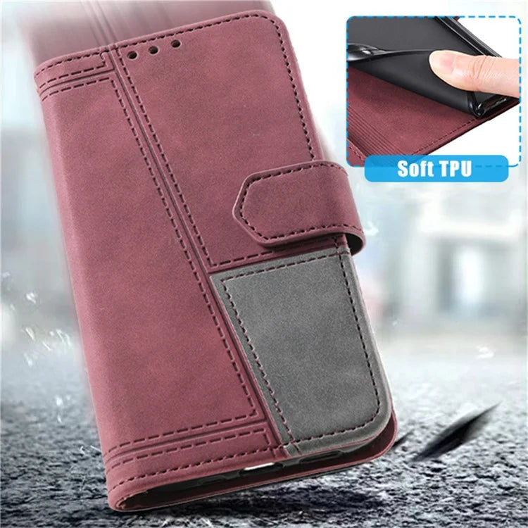 For Samsung Galaxy A16 5G Leather Case RFID Blocking Wallet Stand Phone Cover with Strap