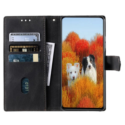 For Samsung Galaxy A16 5G Leather Case RFID Blocking Wallet Stand Phone Cover with Strap