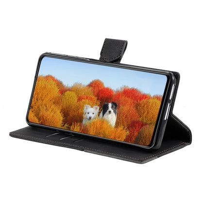 For Samsung Galaxy A16 5G Leather Case RFID Blocking Wallet Stand Phone Cover with Strap