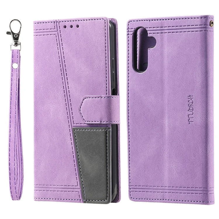 For Samsung Galaxy A16 5G Leather Case RFID Blocking Wallet Stand Phone Cover with Strap
