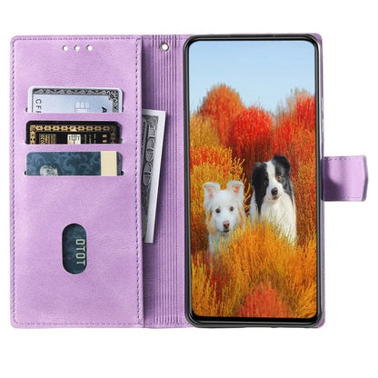 For Samsung Galaxy A16 5G Leather Case RFID Blocking Wallet Stand Phone Cover with Strap