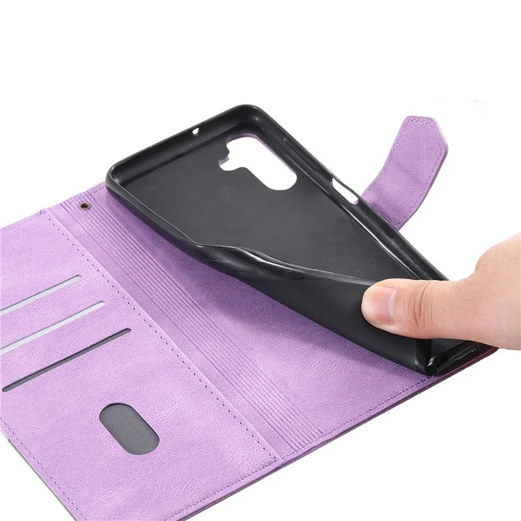 For Samsung Galaxy A16 5G Leather Case RFID Blocking Wallet Stand Phone Cover with Strap