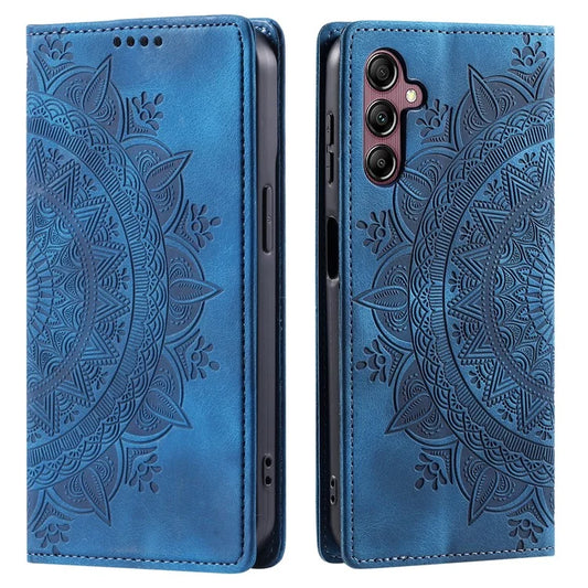 Style 010 For Samsung Galaxy A16 5G Case Mandala Pattern Magnetic Closing Leather Phone Cover