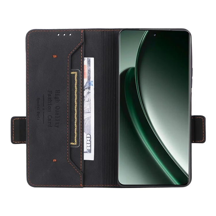 For Realme GT 6 5G / GT 6T 5G / GT Neo6 5G / GT Neo6 SE 5G Case Leather Wallet Hardware Decor Phone Cover