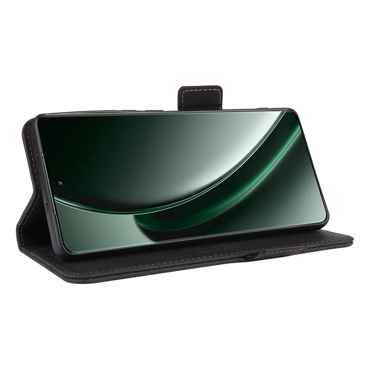 For Realme GT 6 5G / GT 6T 5G / GT Neo6 5G / GT Neo6 SE 5G Case Leather Wallet Hardware Decor Phone Cover