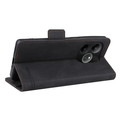 For Realme GT 6 5G / GT 6T 5G / GT Neo6 5G / GT Neo6 SE 5G Case Leather Wallet Hardware Decor Phone Cover