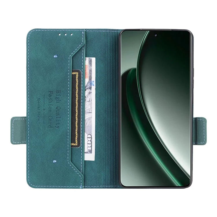 For Realme GT 6 5G / GT 6T 5G / GT Neo6 5G / GT Neo6 SE 5G Case Leather Wallet Hardware Decor Phone Cover