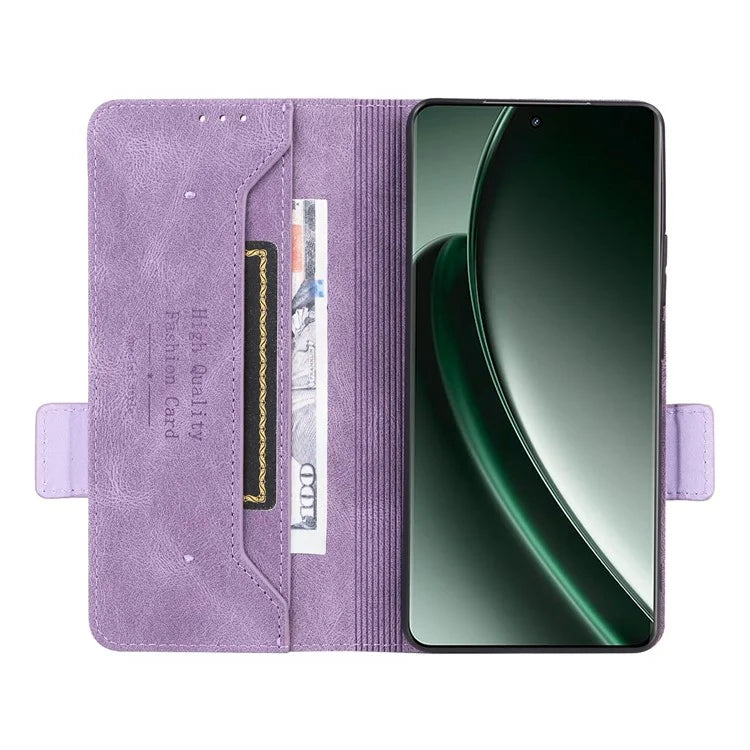 For Realme GT 6 5G / GT 6T 5G / GT Neo6 5G / GT Neo6 SE 5G Case Leather Wallet Hardware Decor Phone Cover