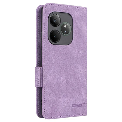 For Realme GT 6 5G / GT 6T 5G / GT Neo6 5G / GT Neo6 SE 5G Case Leather Wallet Hardware Decor Phone Cover