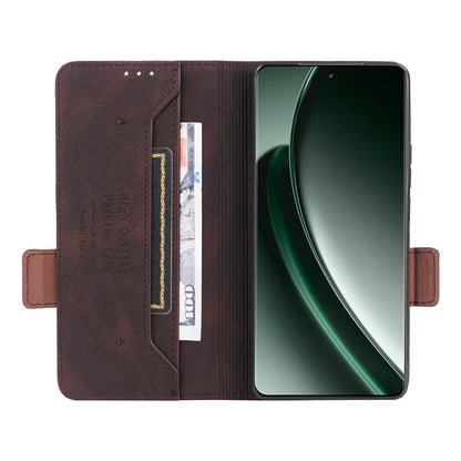 For Realme GT 6 5G / GT 6T 5G / GT Neo6 5G / GT Neo6 SE 5G Case Leather Wallet Hardware Decor Phone Cover