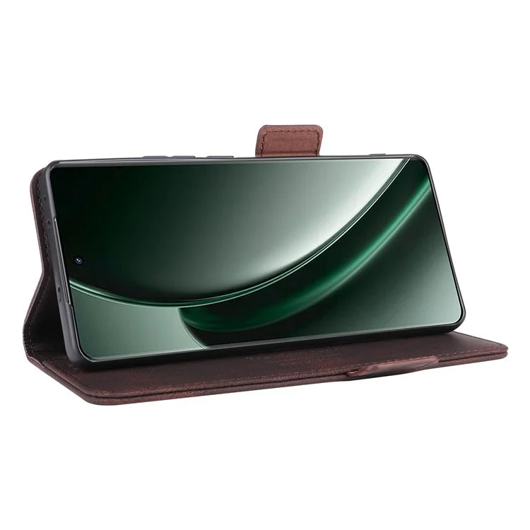 For Realme GT 6 5G / GT 6T 5G / GT Neo6 5G / GT Neo6 SE 5G Case Leather Wallet Hardware Decor Phone Cover