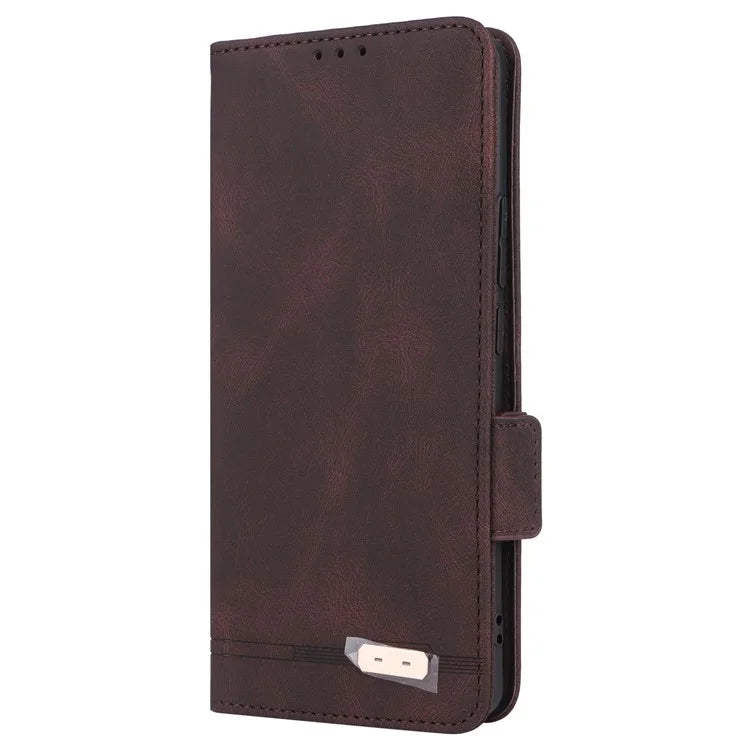 For Realme GT 6 5G / GT 6T 5G / GT Neo6 5G / GT Neo6 SE 5G Case Leather Wallet Hardware Decor Phone Cover