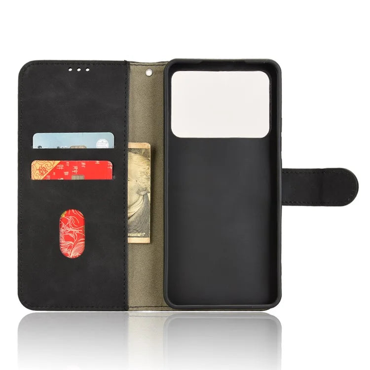 For Xiaomi Redmi K70 Ultra Leather Case Skin-Feel Anti-Drop Wallet Flip Phone Cover