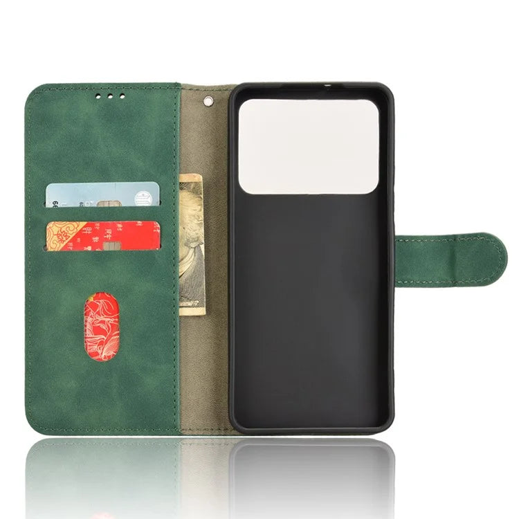 For Xiaomi Redmi K70 Ultra Leather Case Skin-Feel Anti-Drop Wallet Flip Phone Cover